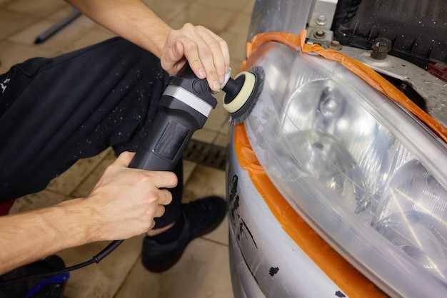 Установка восстановленного отражателя обратно в фару и проверка работы